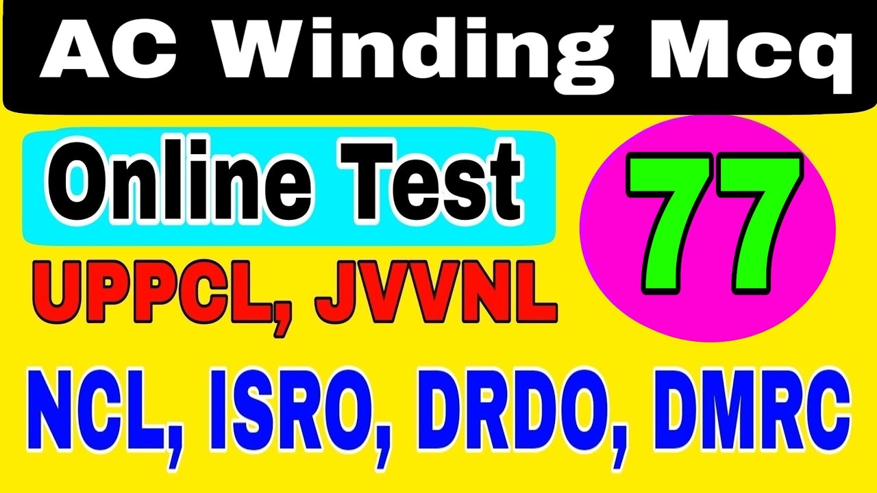 AC winding mcq 2021|| Electrician Theory ITI most question 1 phase 3 phase motor rewinding mcq 2021