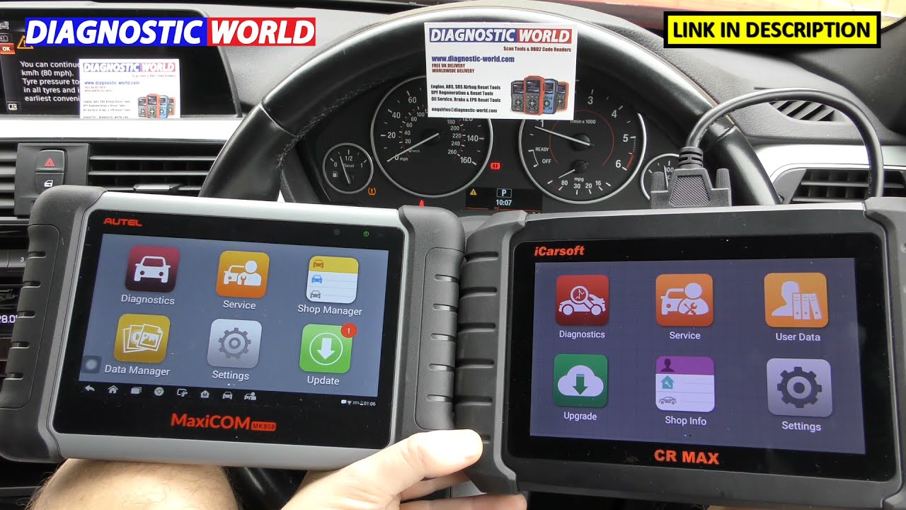 iCarsoft CR MAX против Autel MK808 — 15 различий и какой инструмент вам следует купить