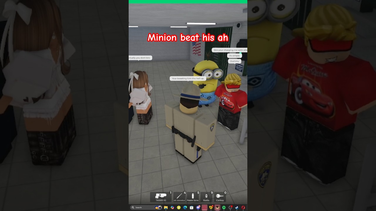 Crazy Minion in Roblox Project Ventura #roblox #gaming #trending #roleplay