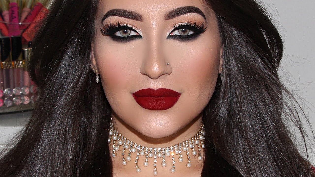 Maquiagem ULTRA GLAM Ocasião Especial Champagne Gold + Batom Vermelho | Melissa Samways BR