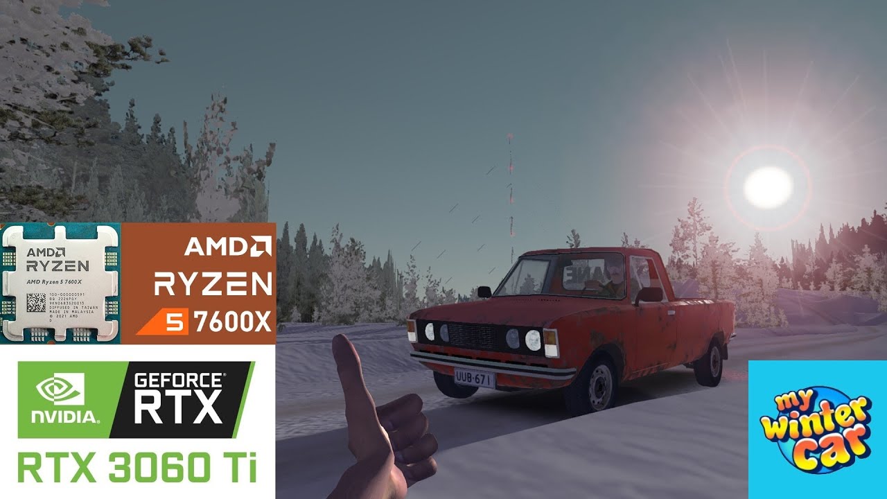 My Winter Car | RTX 3060Ti | R5 7600X | FPS Test | ULTRA