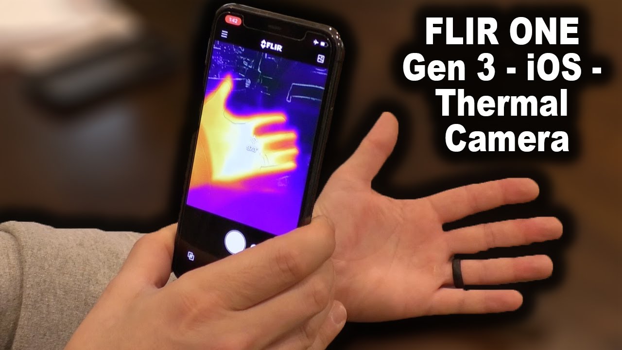 Тепловизионная камера Flir One для смартфонов | Обнаружение сквозняков в доме