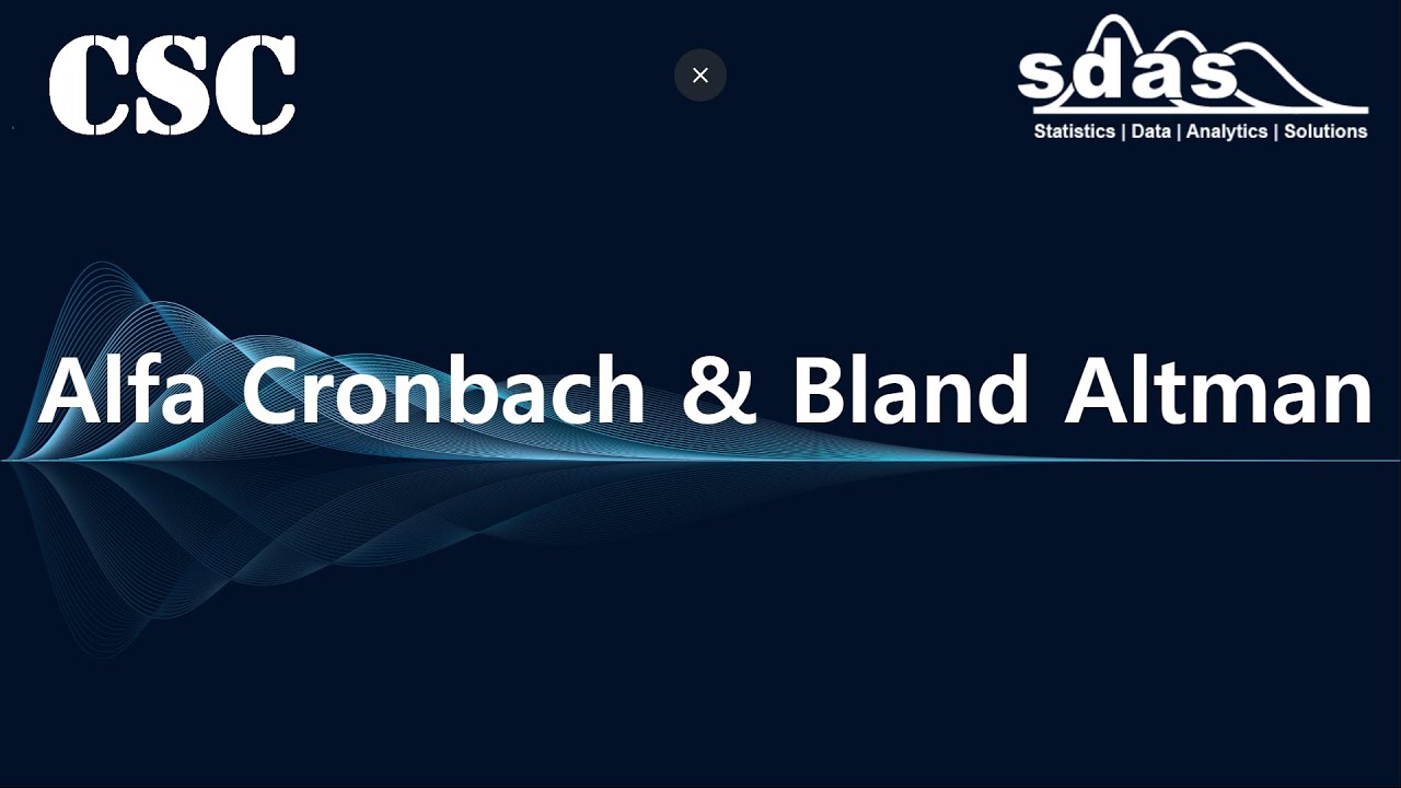 Alfa Cronbach dan  Bland Altman