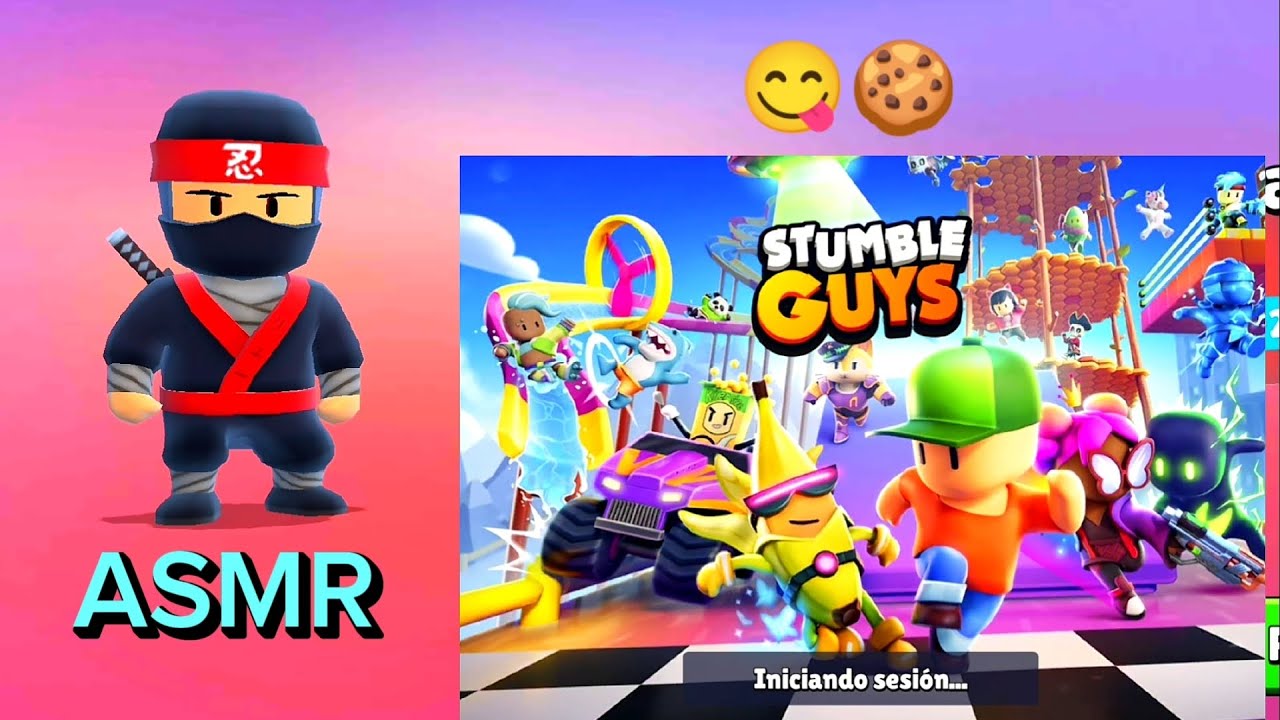 ASMR (comiendo galletitas 😋🍪) mientras estamos jugando Stumble Guys