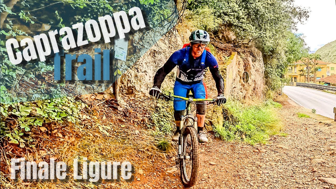 Caprazoppa Trail FINALE LIGURE | a great black line | MTB vlog