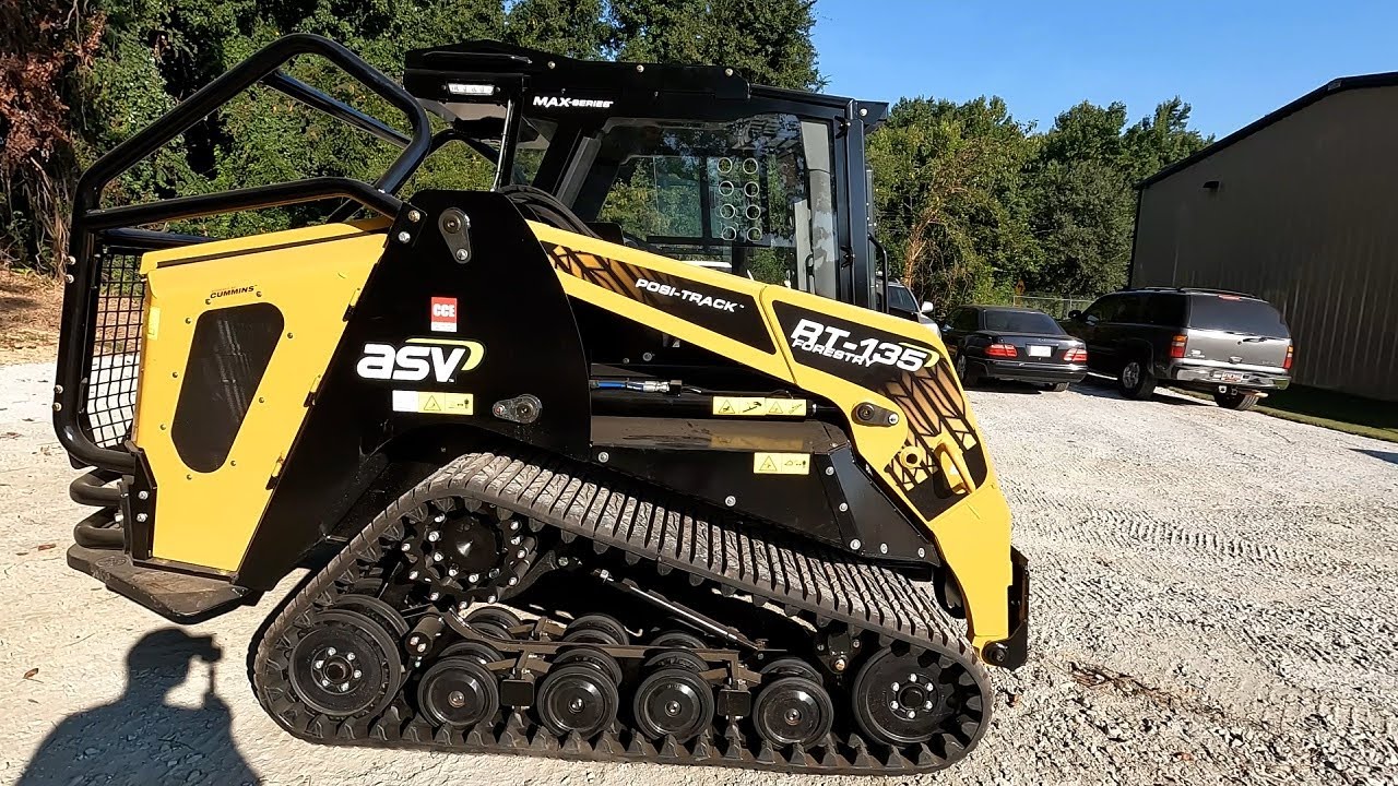 Новый лесной мульчер ASV rt135