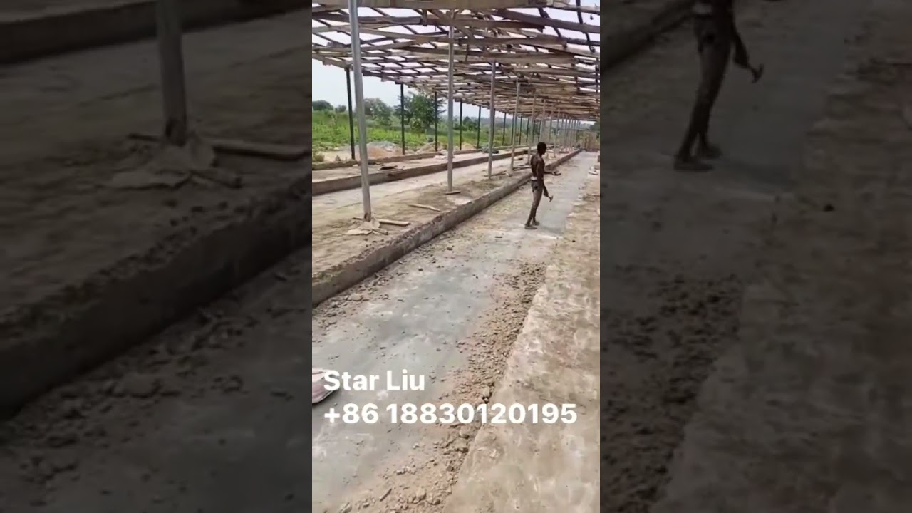 New poultry layer house for 10000 layers is under construction in Nigeria.