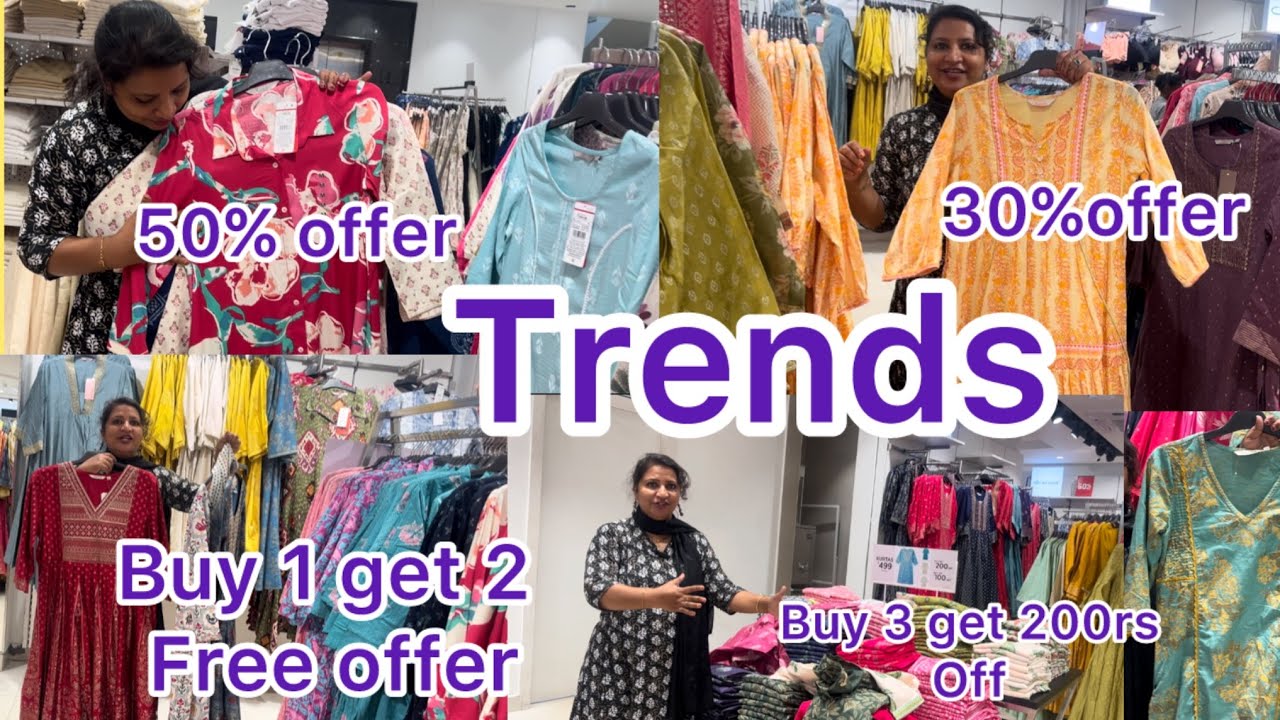 Reliance trends Golden offer Buy 1 get 2 free offer hurry up