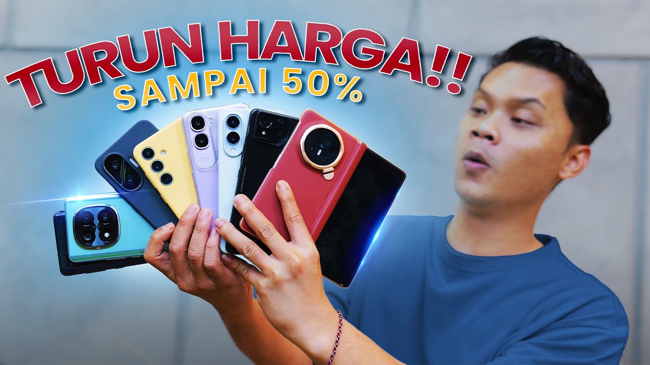 Diskon Gede !! Rekomendasi Hape Flagship Turun Harga 2025!!