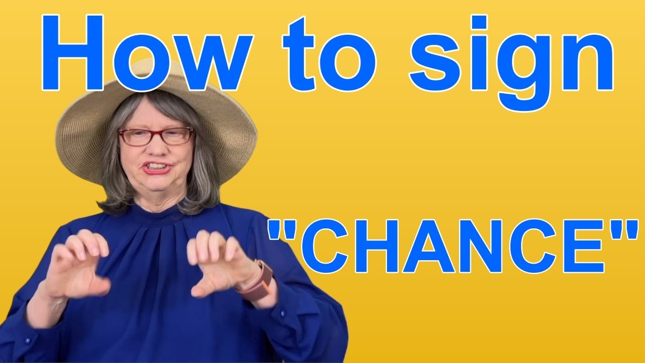 Как печатать слово CHANCE — ASL-слово дня — Слово 217