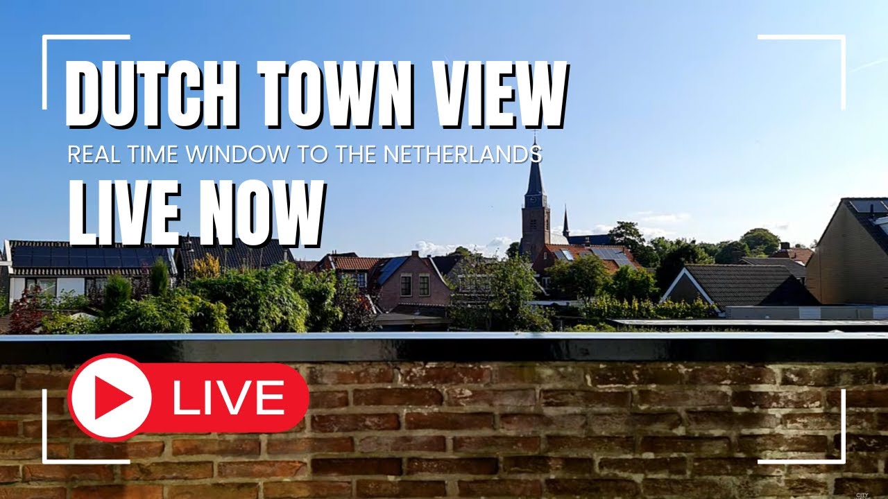 🌤 Clouds & Birds Over Dutch Town – Live View | August 14, 2025