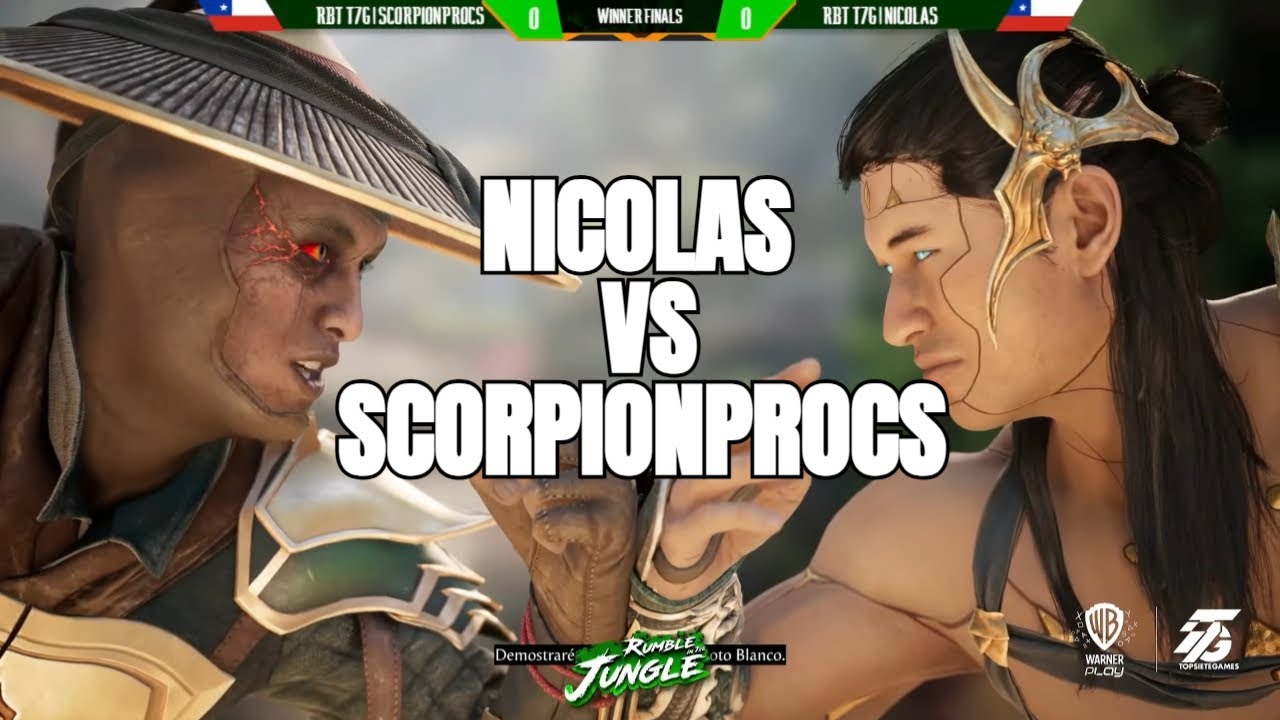 MK1: NICOLAS VS SCORPIONPROCS | RAIDEN, LIU KANG, REIKO, HAVIK | FINALS Rumble in the Jungle Sur
