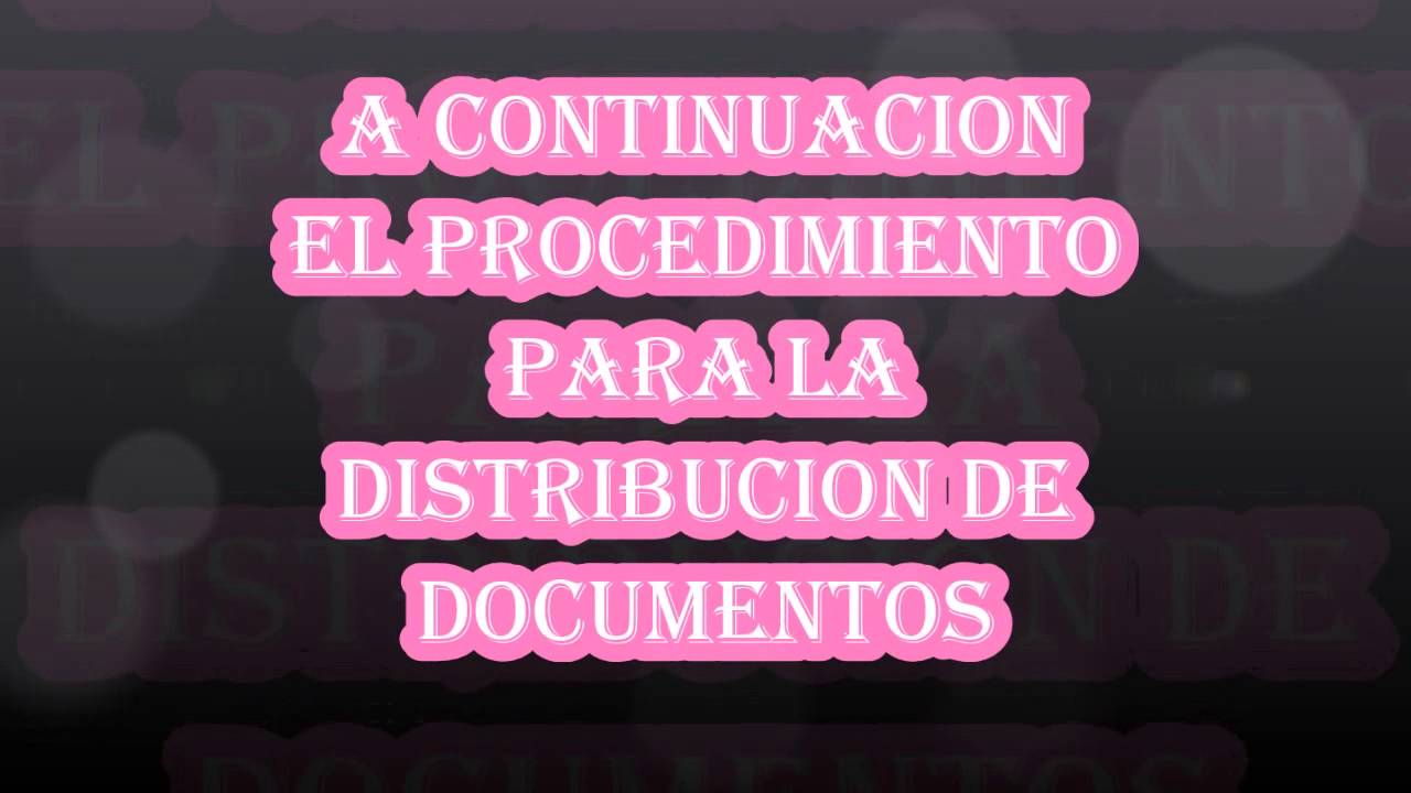 RECEPCION Y DISTRIBUCION DE DOCUMENTOS
