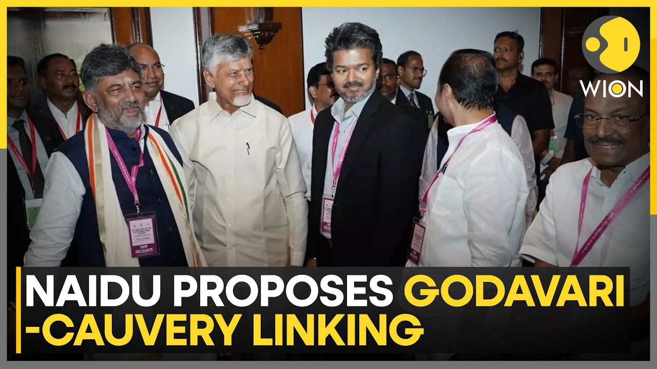 Naidu Pushes Godavari-Cauvery Link, Says It Can Solve Tamil Nadu's Water Crisis | WION Dispatch