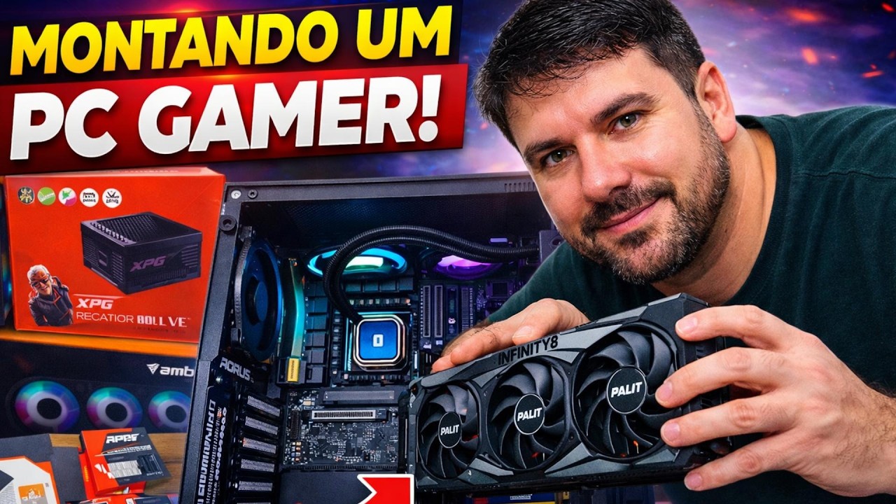 Montei o SEGUNDO PC Gamer do Meu Amigo… Olha o Resultado!