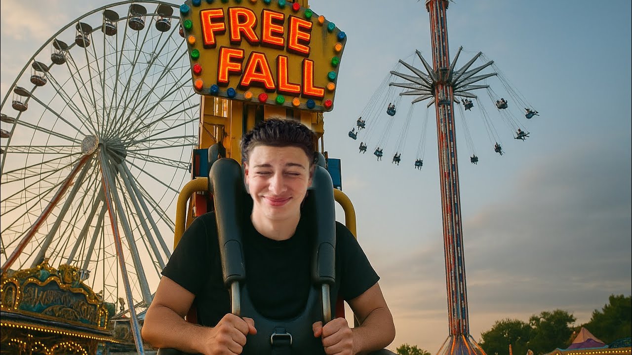 Freefall auf der Cranger Kirmes Das war zu viel für ihn 🤮