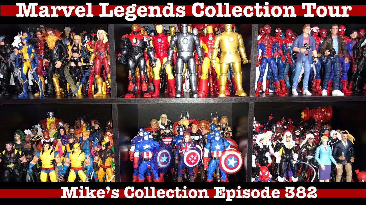 Экскурсия по коллекции Marvel Legends — сотни фигурок