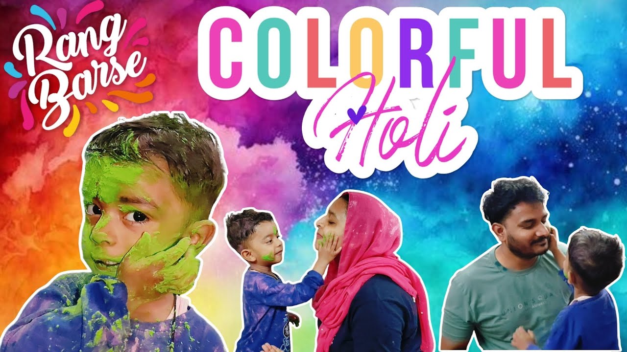 COLORFULL HOLI🥳🥳🥳 #holi2026 #hindufastival #familychannel #daliyvlog #foryou #vlog 
