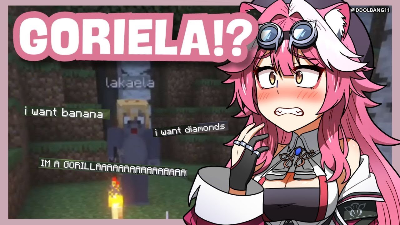 RAORA is bargaining with THE WILDEST GORILLA in Minecraft