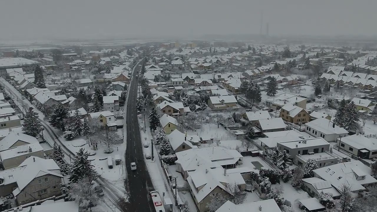 Zasnežená Devínska - DJI Drone Video 20.2.2026