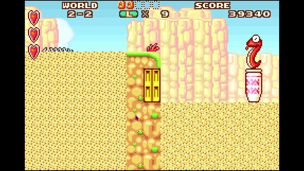 Playing Super Mario Bros 2 Part 4 (Super Mario Advance)