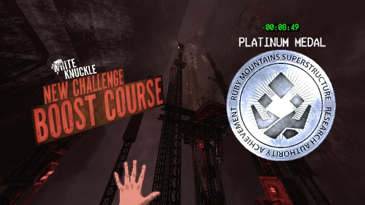 NEW Boost Course CHALLENGE EASY PLATINUM  - White Knuckle