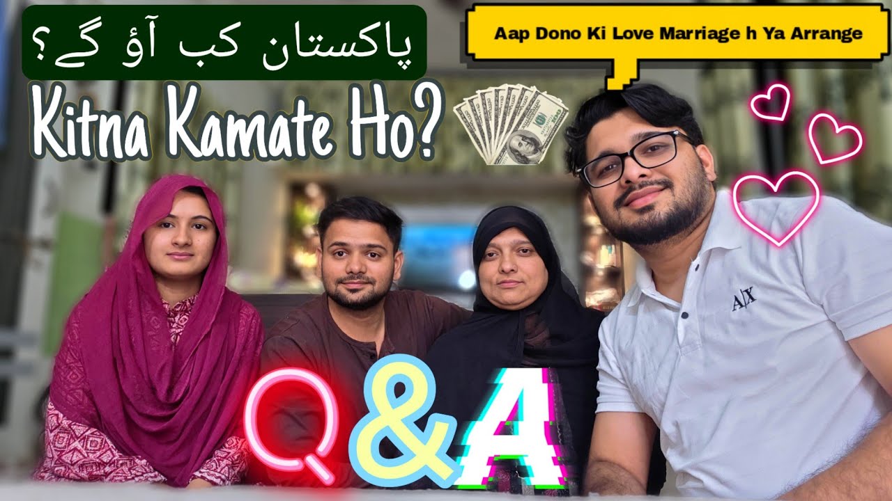 Q&A - Ammi Itna Khush Kaise Rahti Hai? | How Much I earn? | Love Or Arrange Marriage & More