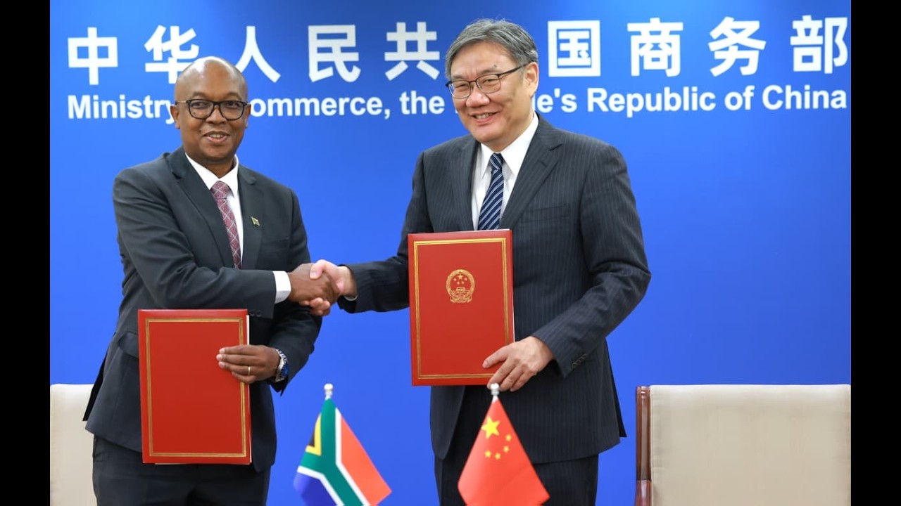 SOUTH AFRICA SIGN 2026 CHINA - AFRICA ECONOMIC TRADE AGREEMENT
