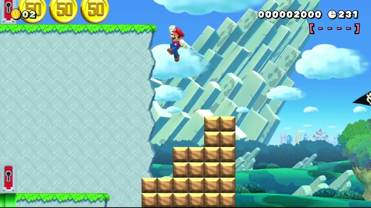 Super Mario Maker 2: 1-2 cave