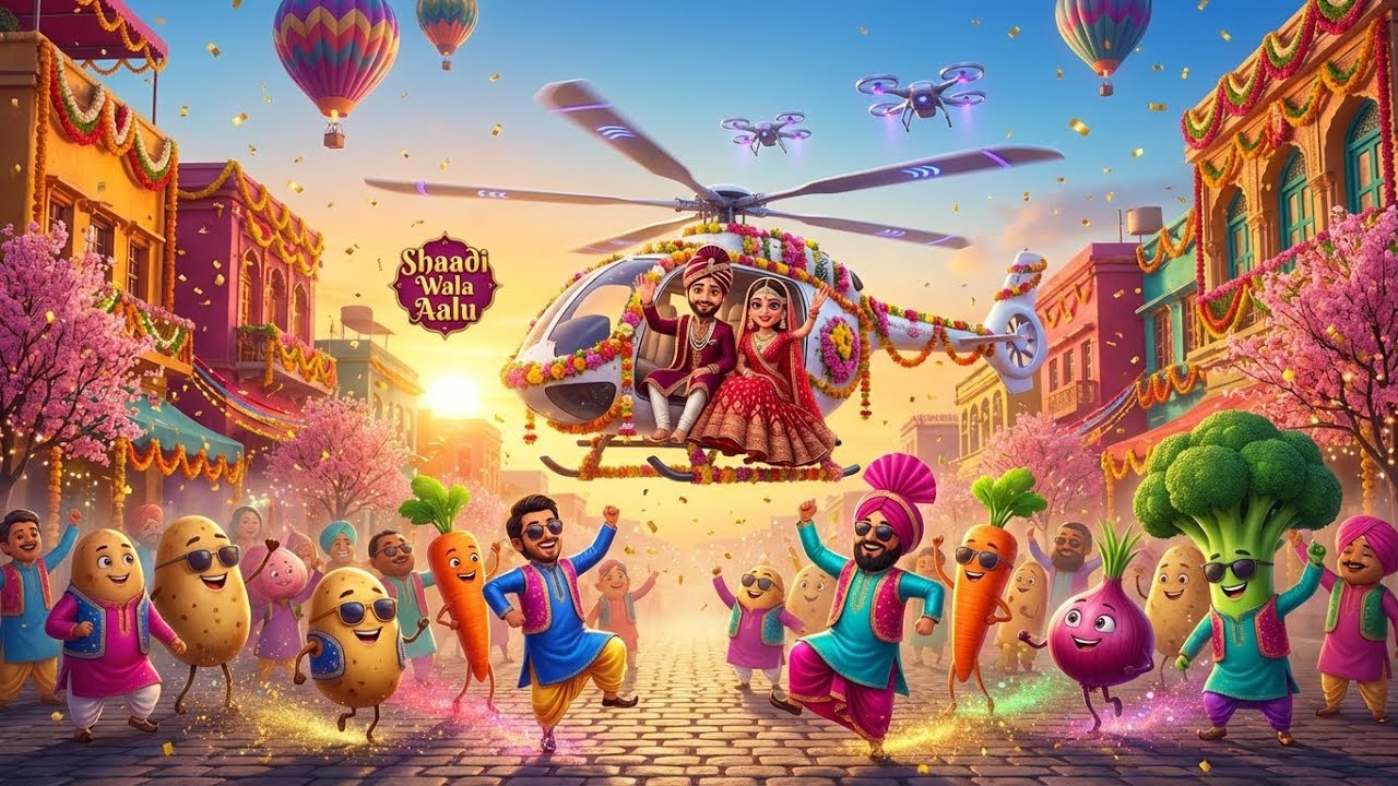 ✨ "Aloo Ki Barat | आलू की बारात | Cartoon Video | Shaadi Wala Aloo