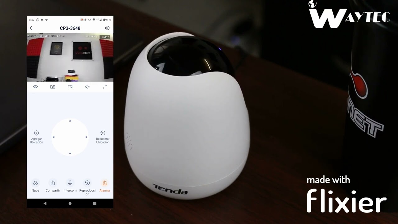 Camara Mini PTZ   Dahua Tenda   CP30