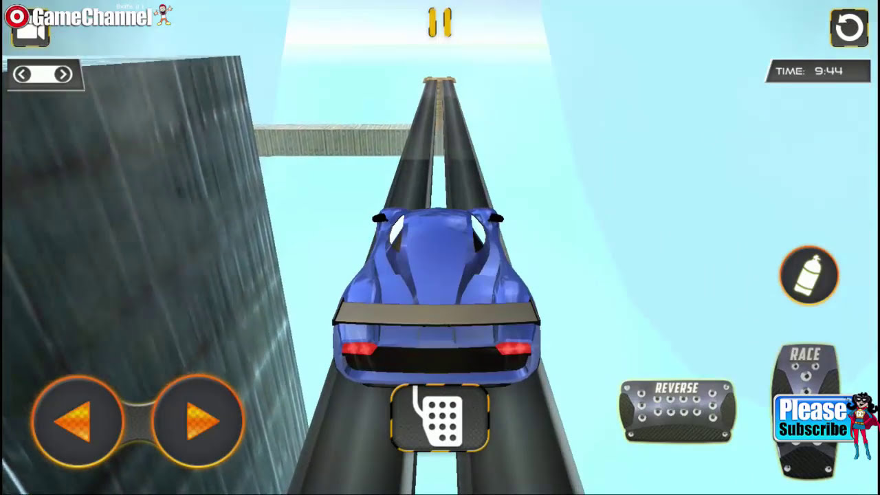 Extreme Impossible Tracks Stunt Racing: High Speed Driver Mobil Android GamePlay