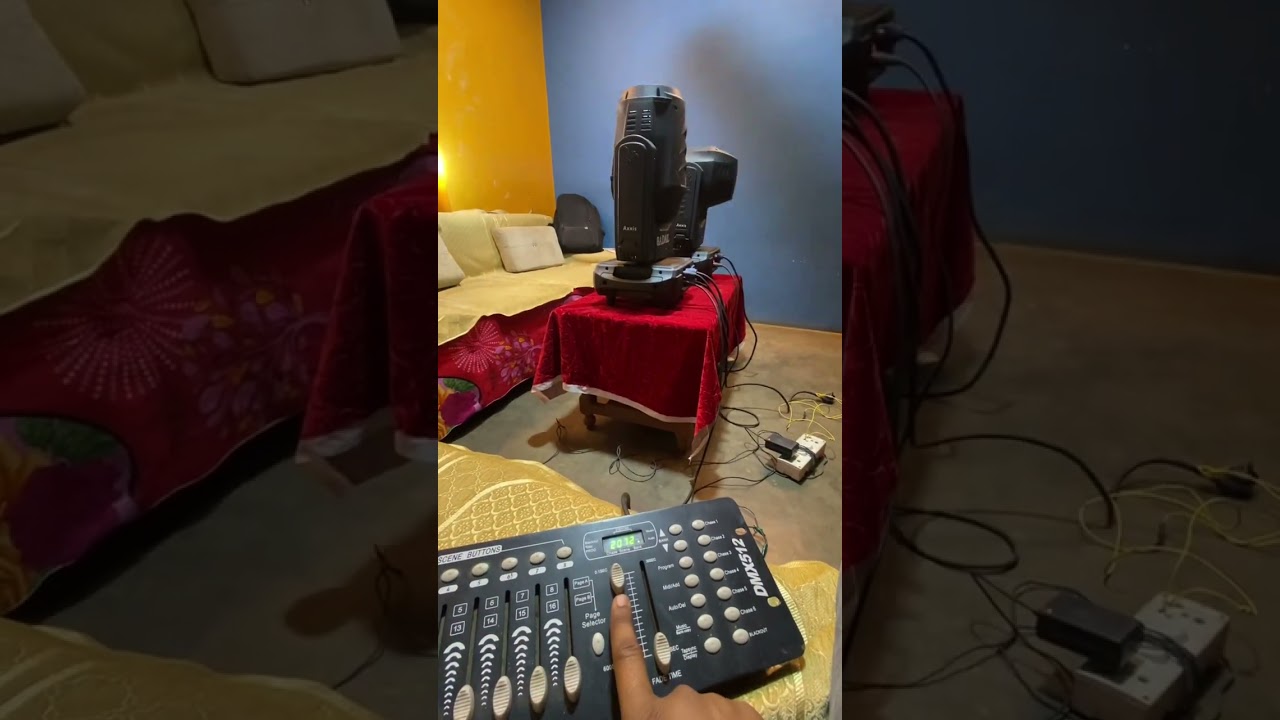 stan Sharpy light dmx programming #dj #djsetup #light