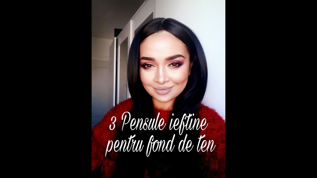 Pensule ieftine si bune pentru fond de ten