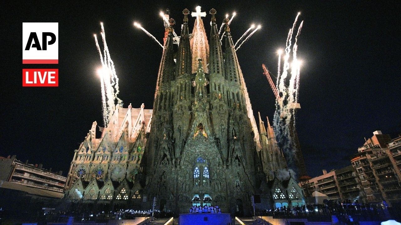 LIVE: Pope Leo XIV celebrates Mass at Sagrada Familia Basilica in Barcelona (full event)