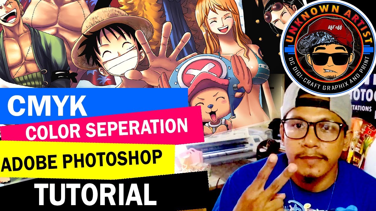CMYK Color seperation in Photoshop