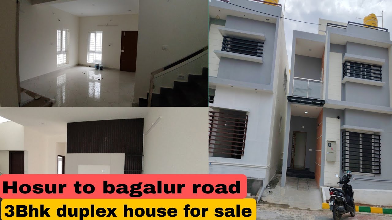 First owner : 3bhk & 2bhk duplex house for sale in hosur | Hosur to bagalur highway 5km from bustand
