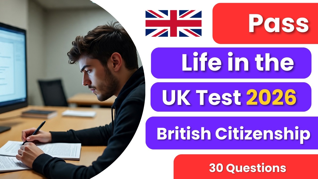 Life In The UK Test 2026 | 30 Questions & Answers British Citizenship