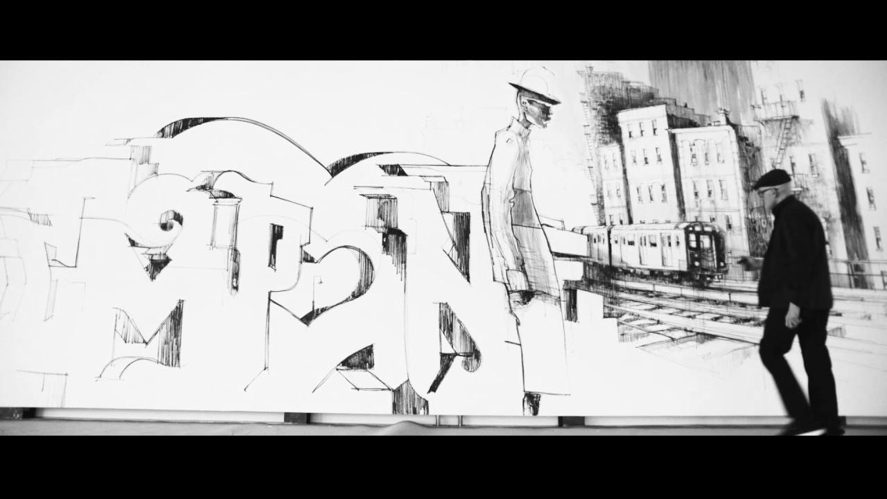 cmp one - graffiti to the left, graffiti to the right