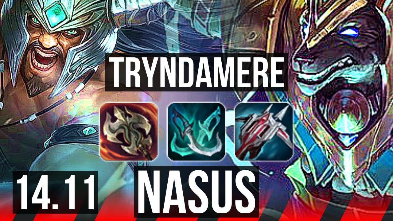 TRYNDAMERE vs NASUS (TOP) | Rank 10 Trynda | EUW Challenger | 14.11