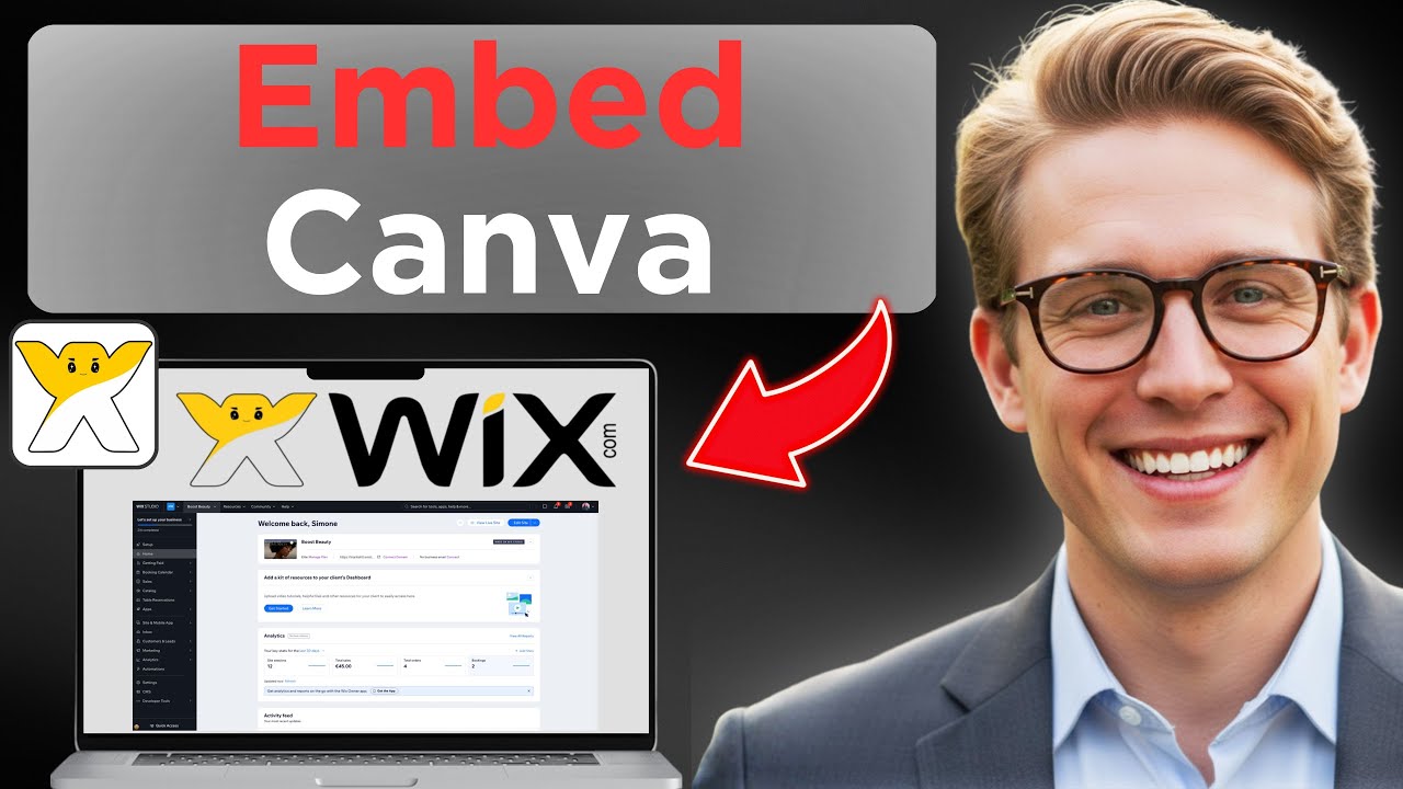 Как встроить код Canva в Wix (простое руководство)