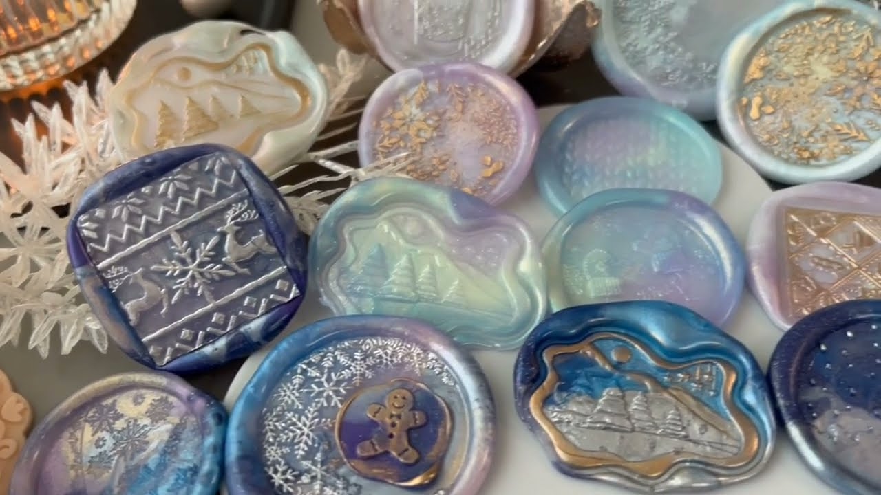 🌙asmr✨１２月誕生石✨ゆったり新年に向けてラピスラズリ＆タンザナイトimageのSealing Stamps💎💙✨リラクゼーションTime😌✨