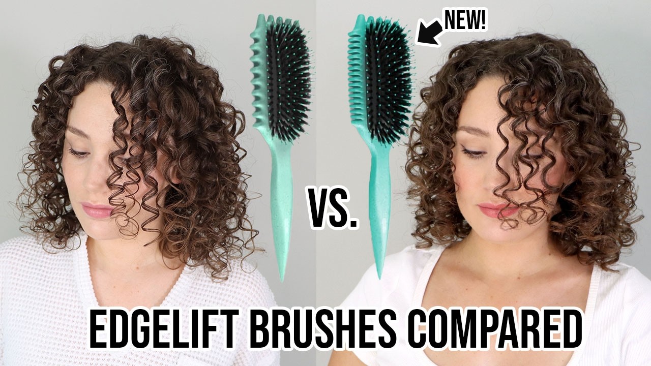Bounce Curl New Volume EdgeLift Brush vs. Original Define EdgeLift Brush Compared