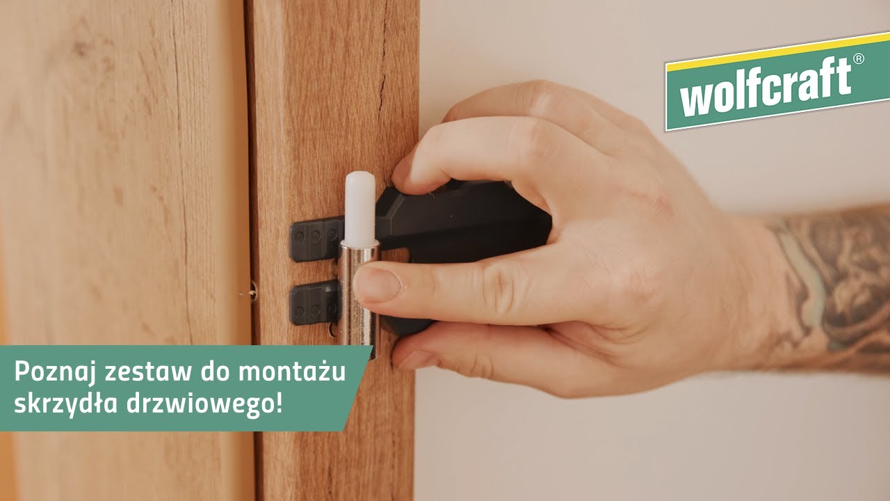Poznaj zestaw do montażu skrzydła drzwiowego marki Wolfcraft