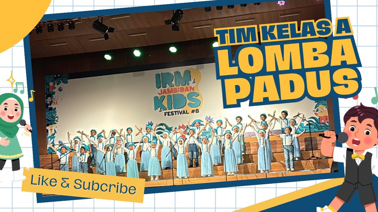 Juara 1 Lomba Paduan Suara Kategori Dasar Dalam Ajang IRM Kids Festival #8