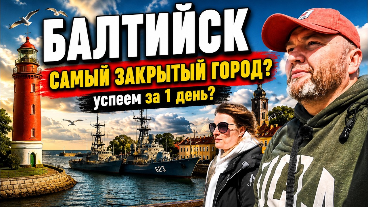 БАЛТИЙСК что посмотреть | Балтийская коса | Форт Пиллау | Калининградская область | Ржавый город |