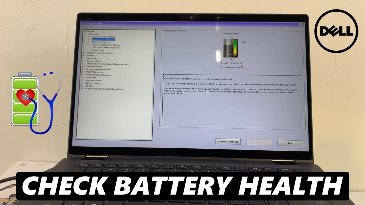 How To Check Battery Health On DELL Laptop