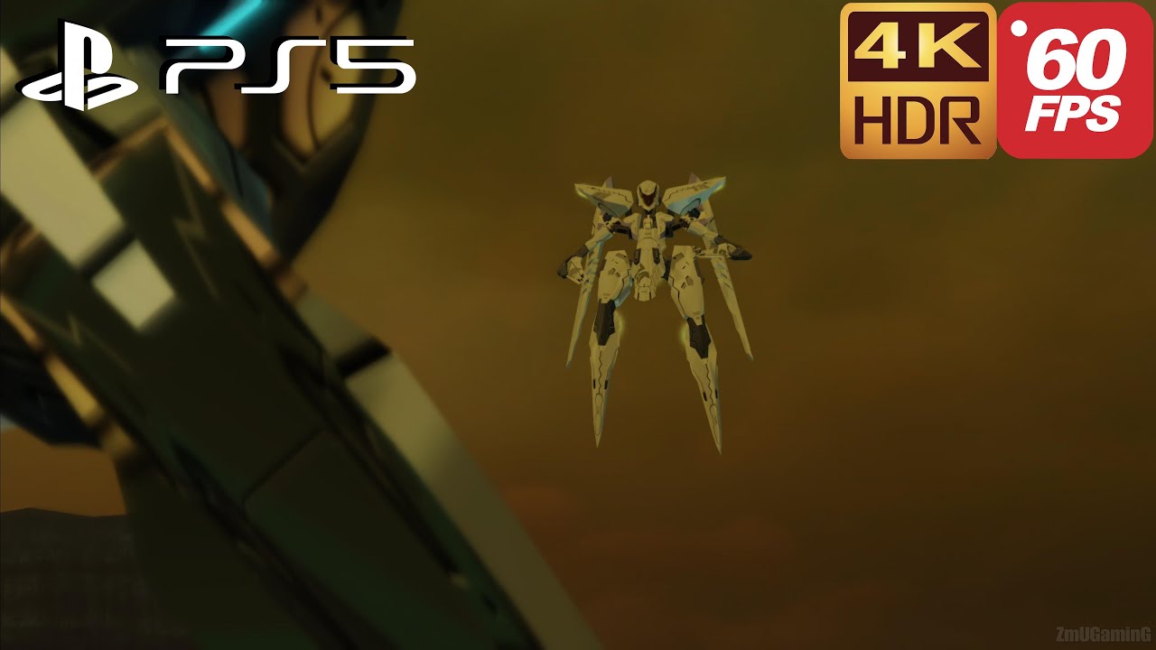 Jehuty vs Vic Viper+ADA Recognises Leo | Zone Of The Enders The 2nd Runner Mars PS5 60FPS 4K HDR