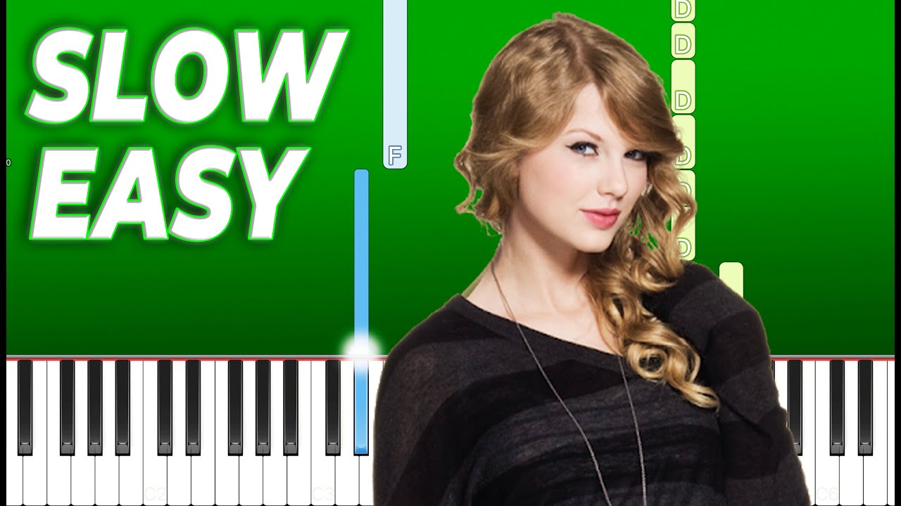 Taylor Swift - Forever & Always (Slow Easy Piano Tutorial)