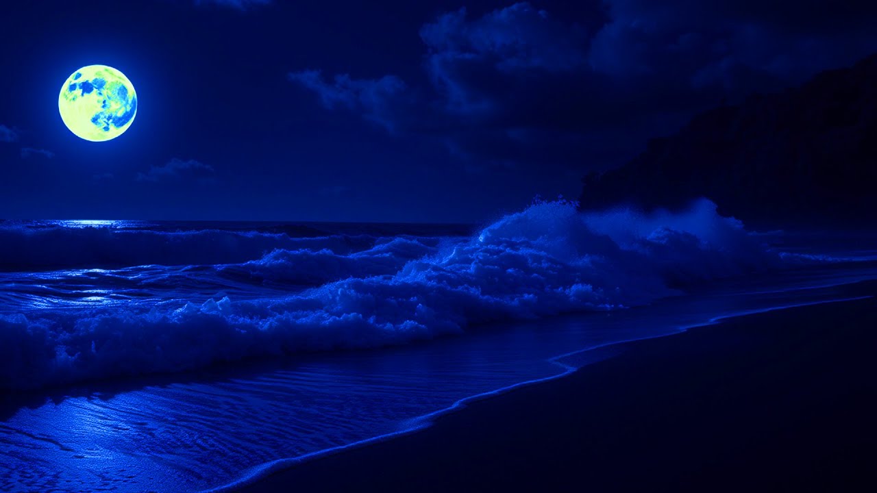 Fall Asleep Fast – Nature Ocean Waves for Deep Sleep no Music